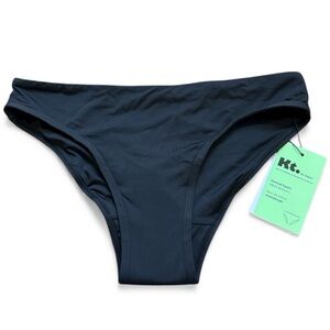 NWT KT. By Knix Classic Black Period Bikini Bottom Size Medium